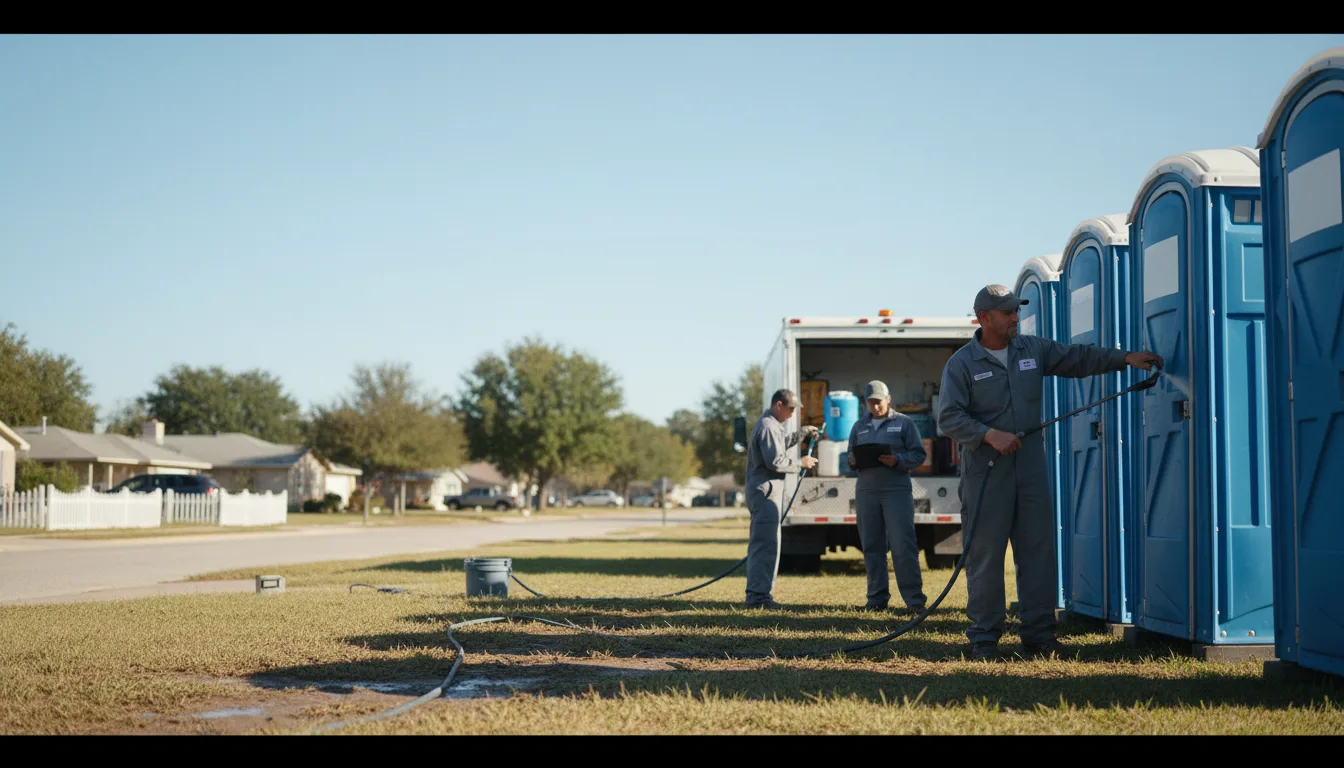 Long-Term Portable Toilet Rental in Logan, IL near me
